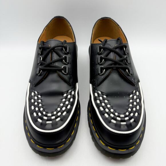 Dr. Martens Womens Ramsey Lace Up Oxfords EU 45 US 12 Black Leather EUC - Picture 6 of 14